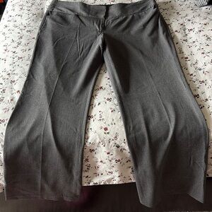 Express Editor Wide Waistband Gray Trousers